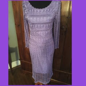 ST TROPEZ WEST CROCHET DRESS
